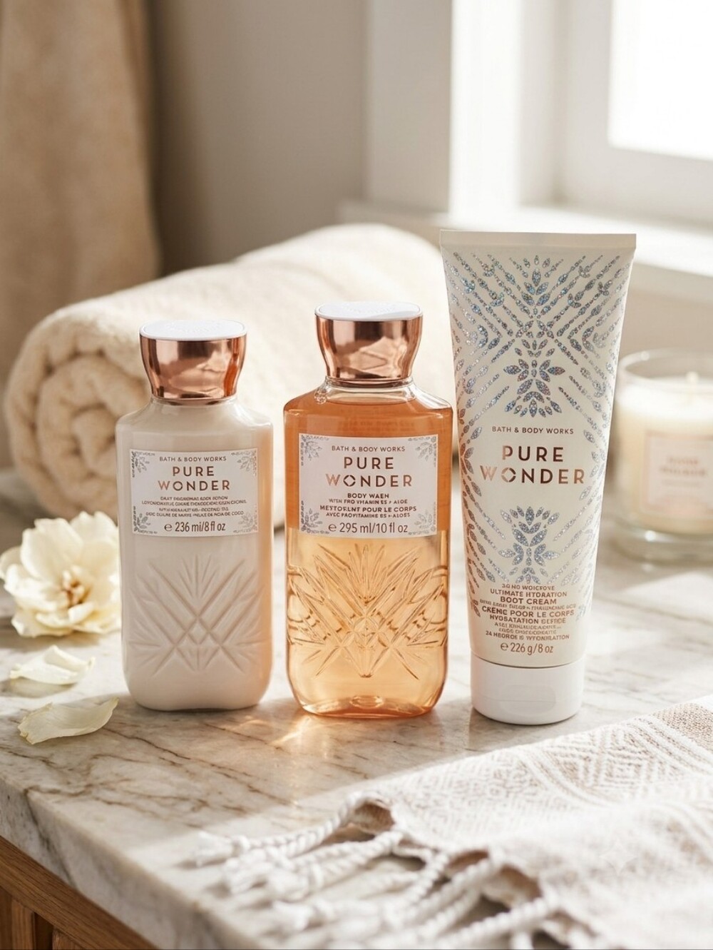 Bath & Body Works Pure Wonder 3 Piece Set